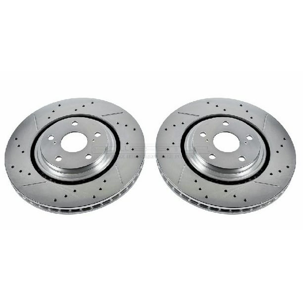 2016 For Toyota Sienna Front Disc Brake Rotors Pair 